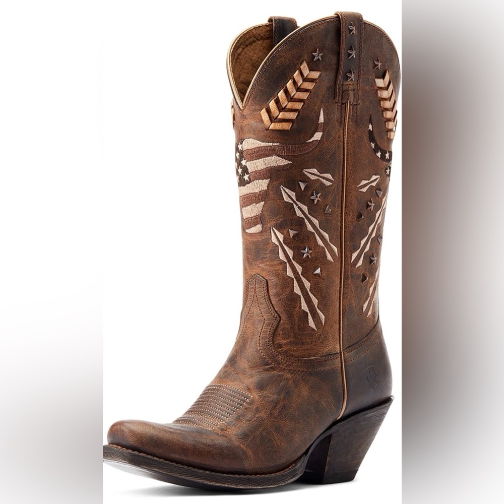 Ariat Circuit Americana Western Boot ATS Sole - Picture 2 of 13